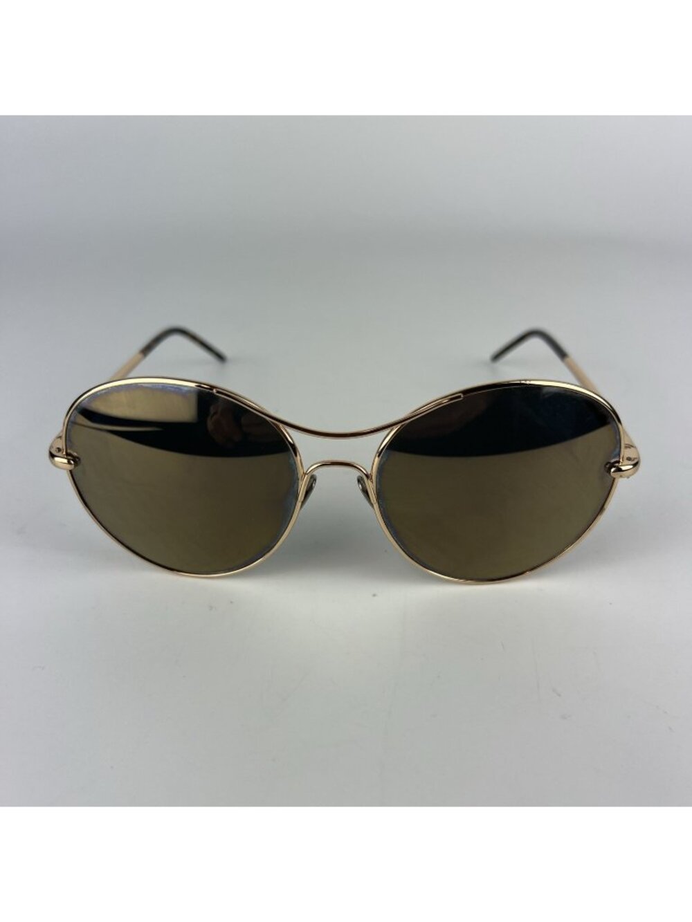 Pomellato PM0034S Gold Aviator Sunglasses 57-17-140